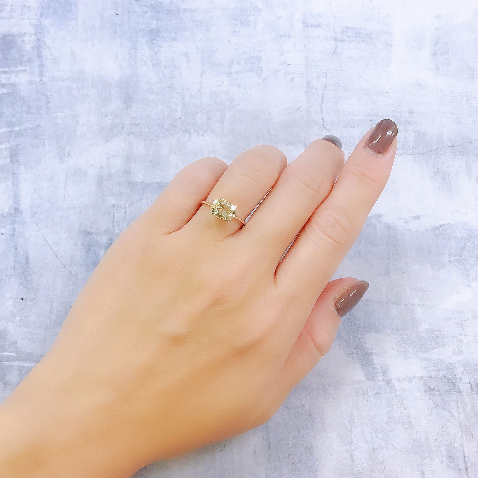イエロースキャポライト(宝石名イエロー・スキャポライト)ブラジル・ミナスジェライス州産 1.48ct 識別済[220918019]8.6x6.5mm前後