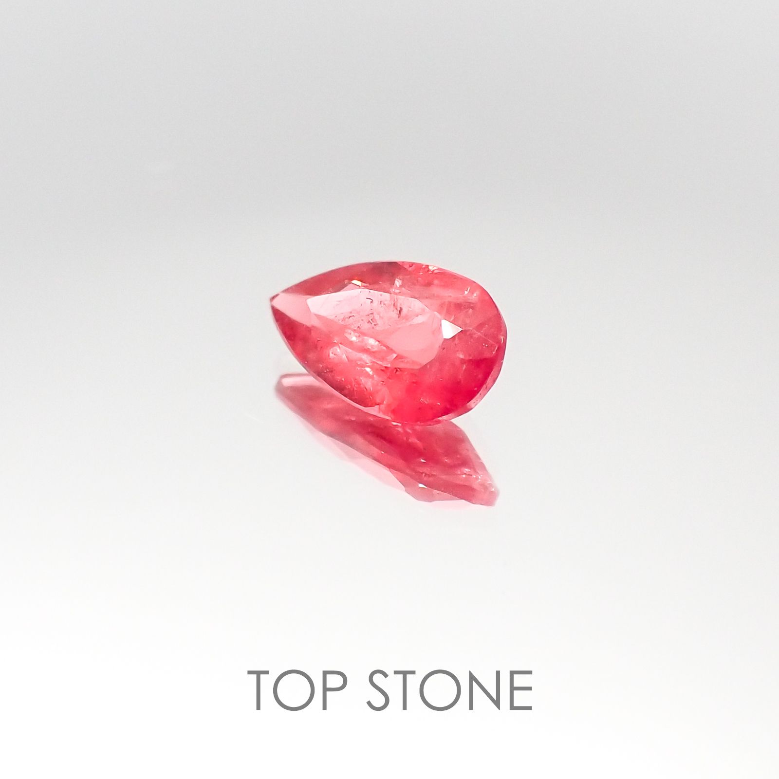 ロードナイト(宝石名ロードナイト) ブラジル産 1.22ct 識別済[20095797]9.4×5.5mm前後 | TOP STONE(トップストーン)