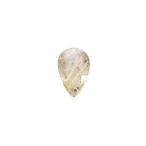 太陽ルチルクォーツ ブラジル産 4.24ct[240427302]14.7x9.5mm前後