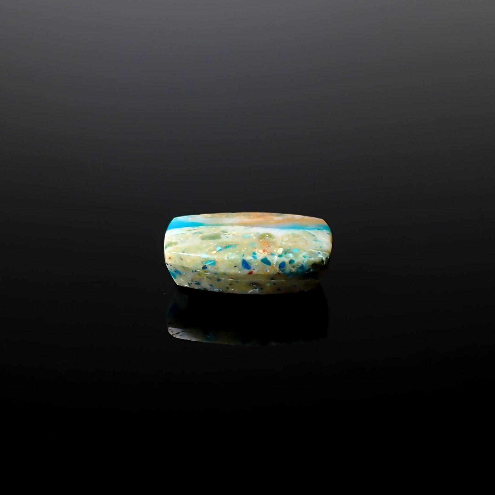 ブルーオパール ペルー産 5.85ct [250330137]15.6x10mm前後