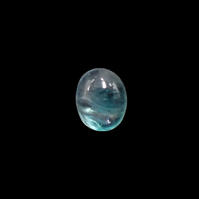 パライバトルマリン(宝石名トルマリン/別名パライバ・トルマリン) ブラジル産0.42ct 識別済[210712025]4.9×3.9mm前後