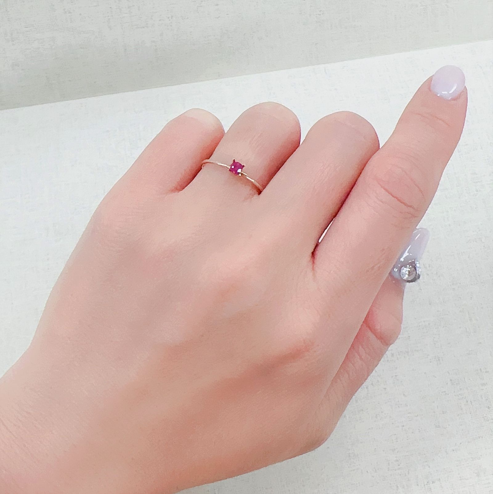 ルビー タイ/ミャンマー産 0.11ct[230321296]2.9x2.8mm前後