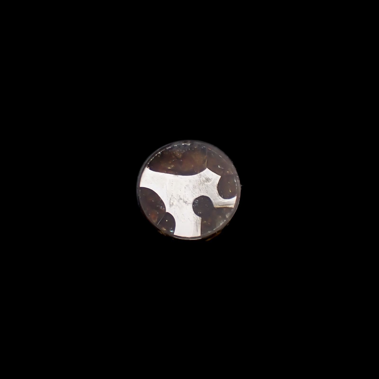 パラサイト隕石Sericho トリプレット 発見地:ケニア 5.02ct[240527648]11.8x11.8mm前後