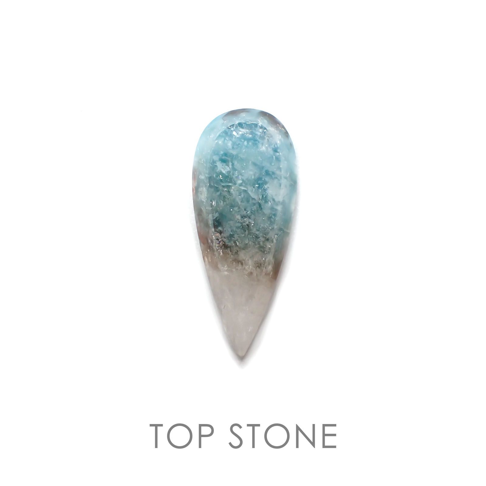 パライバクォーツ ブラジル産 ルース 6.64ct[210310298]22.6×9.5mm前後