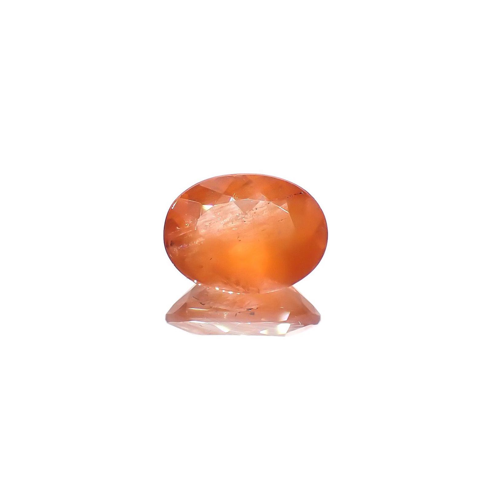 サンストーンスキャポライト(宝石名シーン・スキャポライト)タンザニア産 識別済 2.04ct / 10.1x7.5mm前後 [260819276]