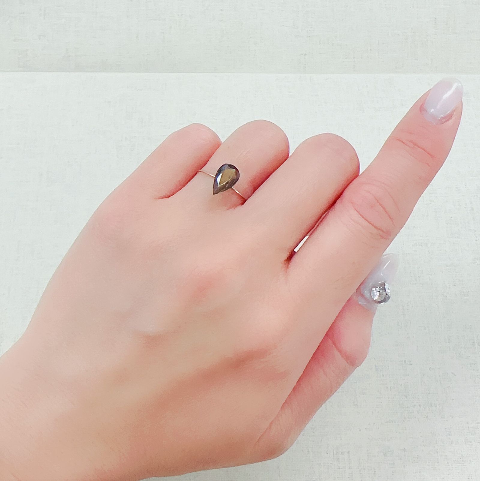 ゴールドシーンサファイア非加熱 ケニア産 1.54ct[230321331]9.4x5.7mm前後