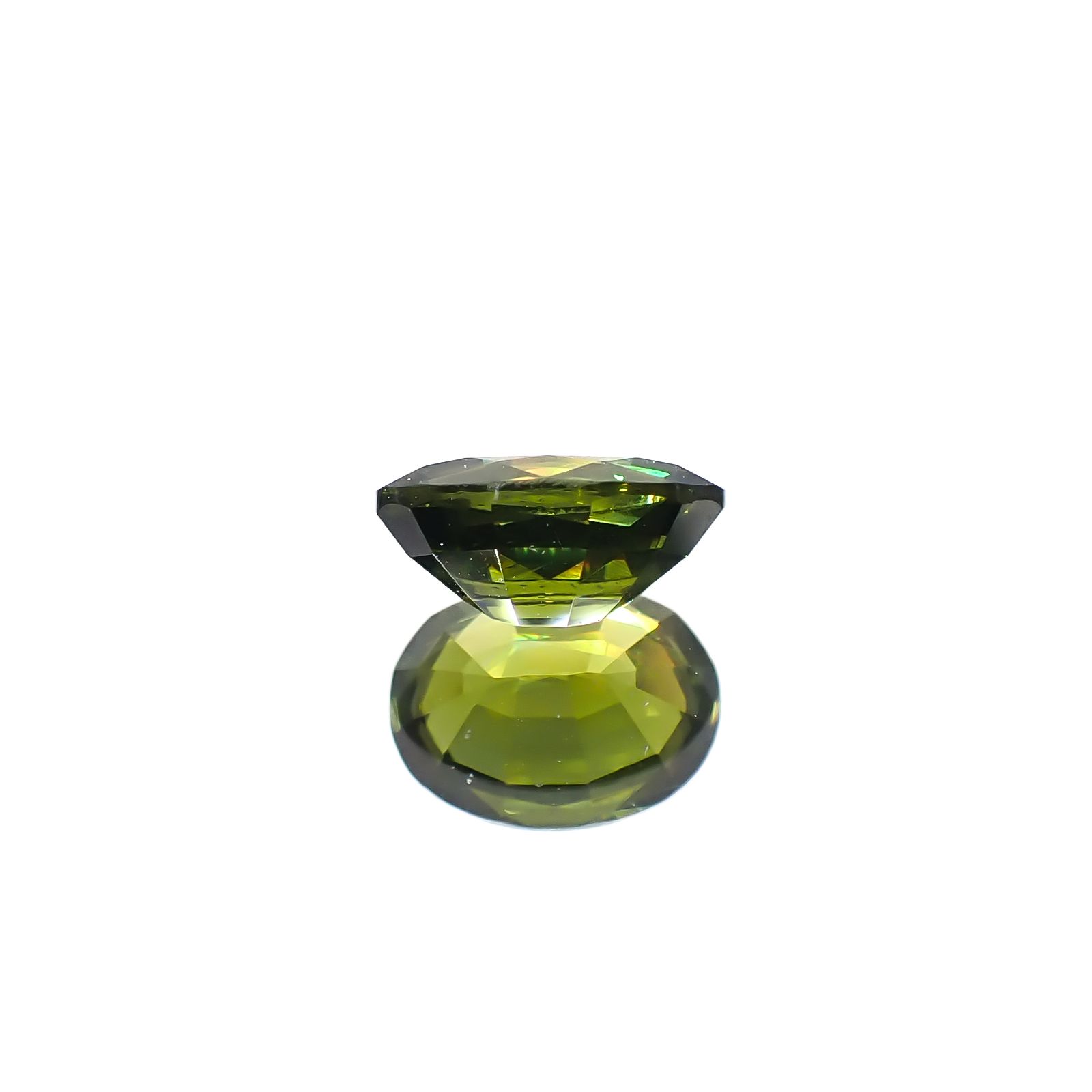 グリーンジルコン スリランカ/カンボジア産 1.08ct[240929088]7x5.4mm前後