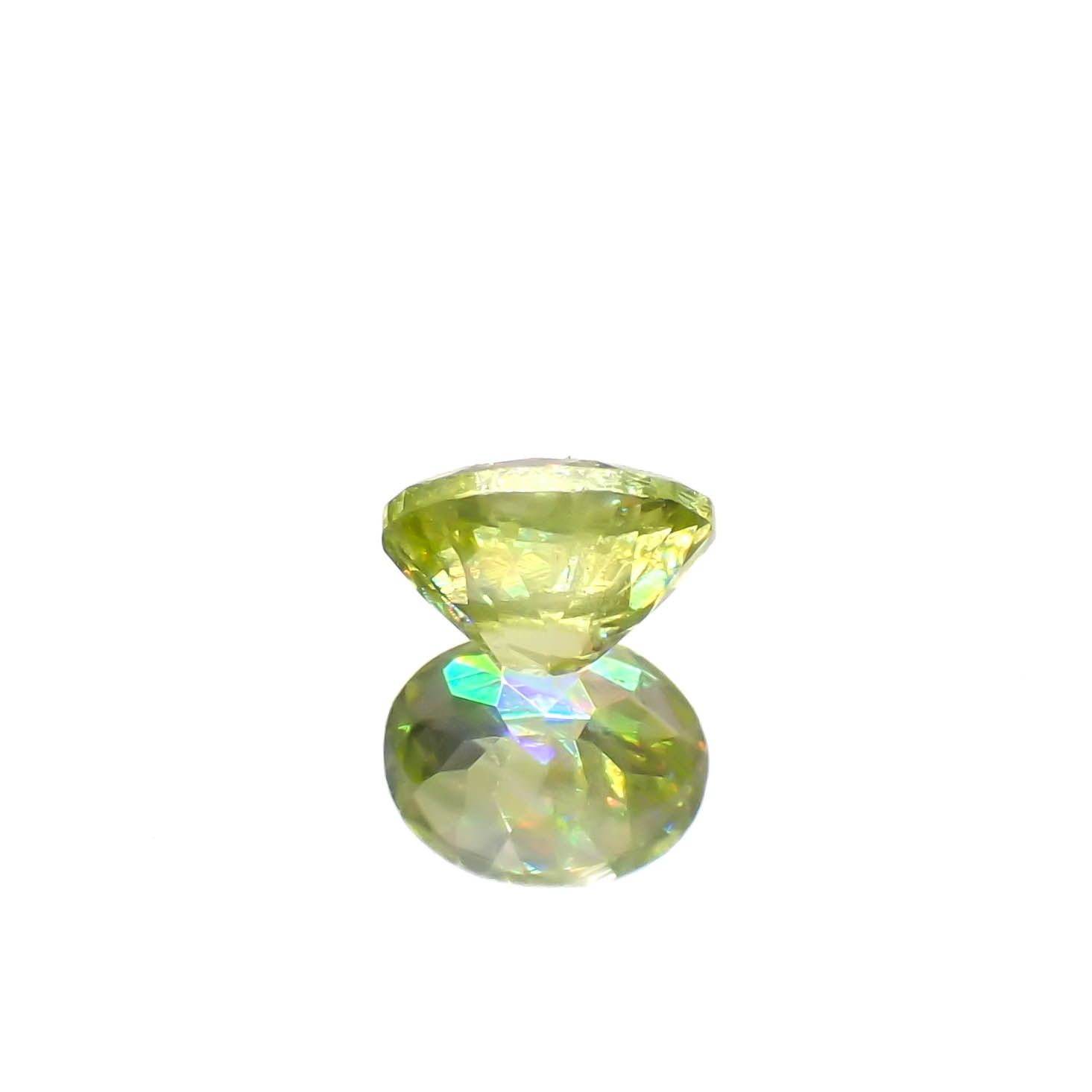 スフェーン(宝石名スフェーン)マダガスカル産 0.42ct 識別済[230522230]5x3.8mm前後