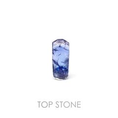 タンザナイト(宝石名タンザナイト) タンザニア産 原石・結晶 16.87ct 識別済[20073394]24.9×10.5mm前後