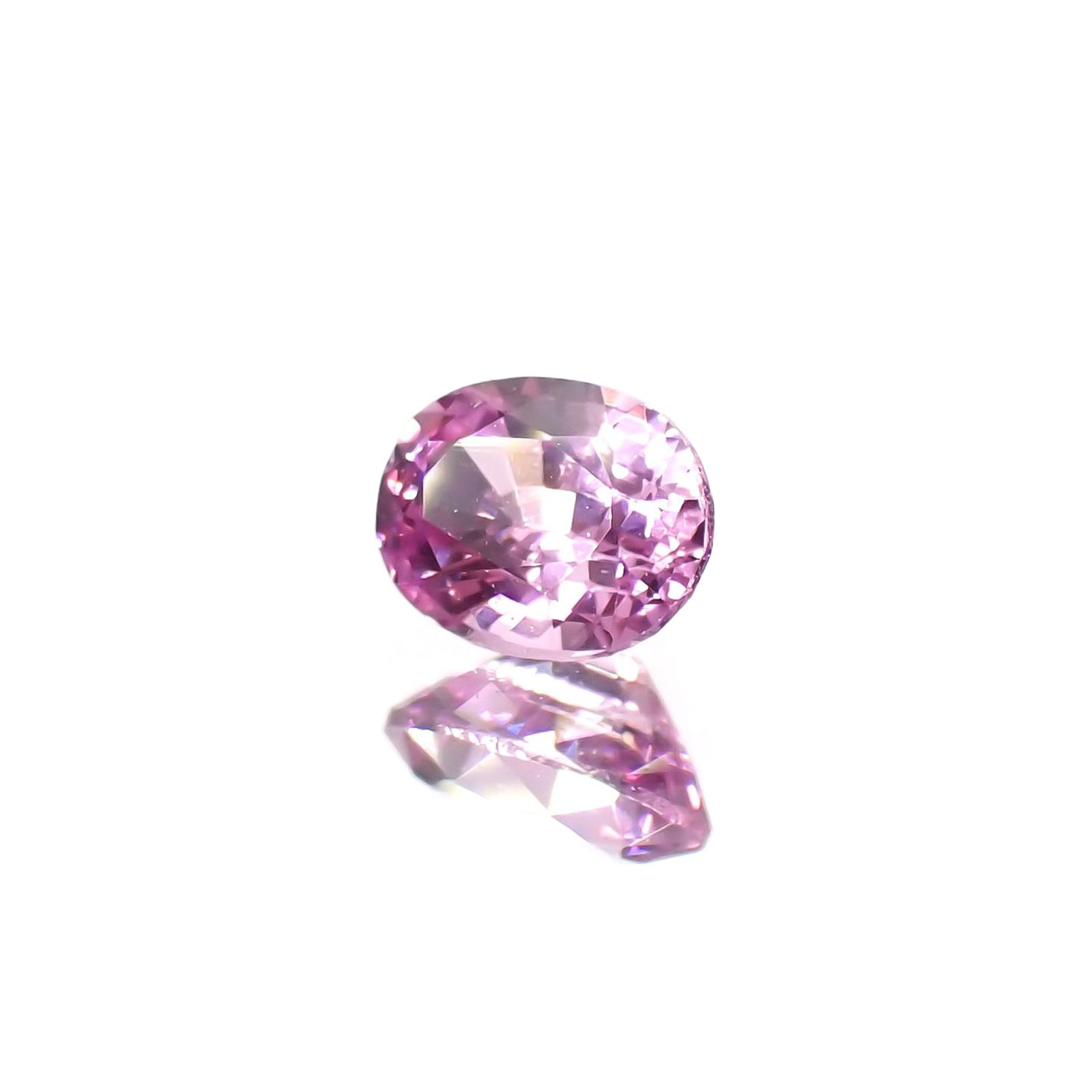 ネオンピンクサファイア スリランカ産 0.25ct / 3.9x3.1mm前後 [230421532]