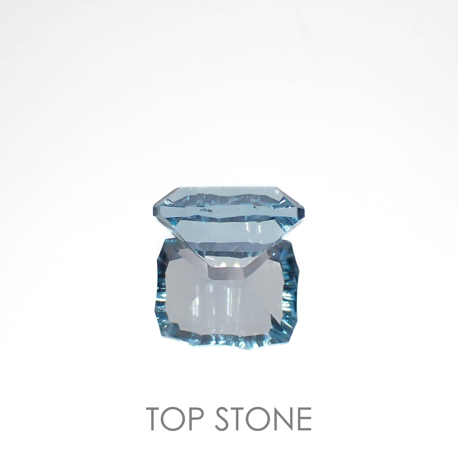 ◇カスタムカット◇ブルートパーズ ブラジル産 3.80ct[221219366]10x8.1mm前後