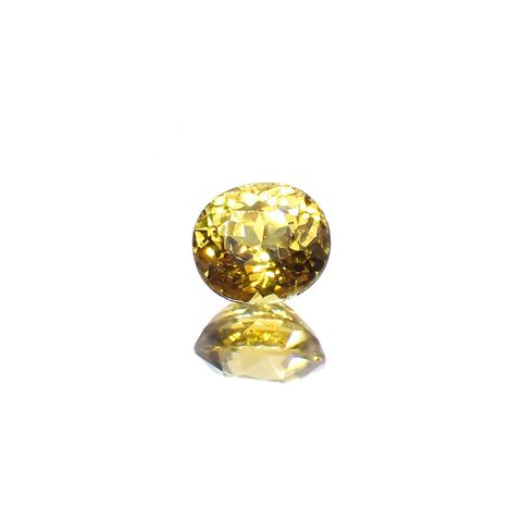 マリガーネット(宝石名グロッシュラー アンドラダイト・ガーネット)マリ共和国産 1.38ct 識別済[220115236]6.6x5.9mm前後
