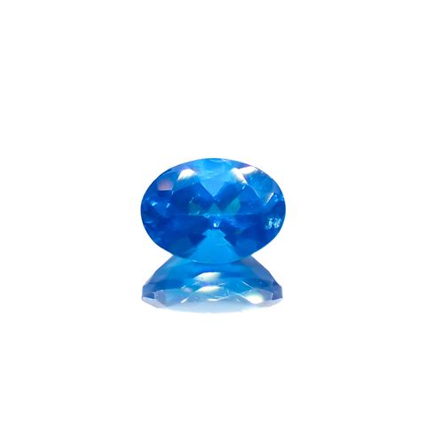 ネオンブルーアパタイト マダガスカル産 1.25ct[240628108]7.9x5.8mm前後