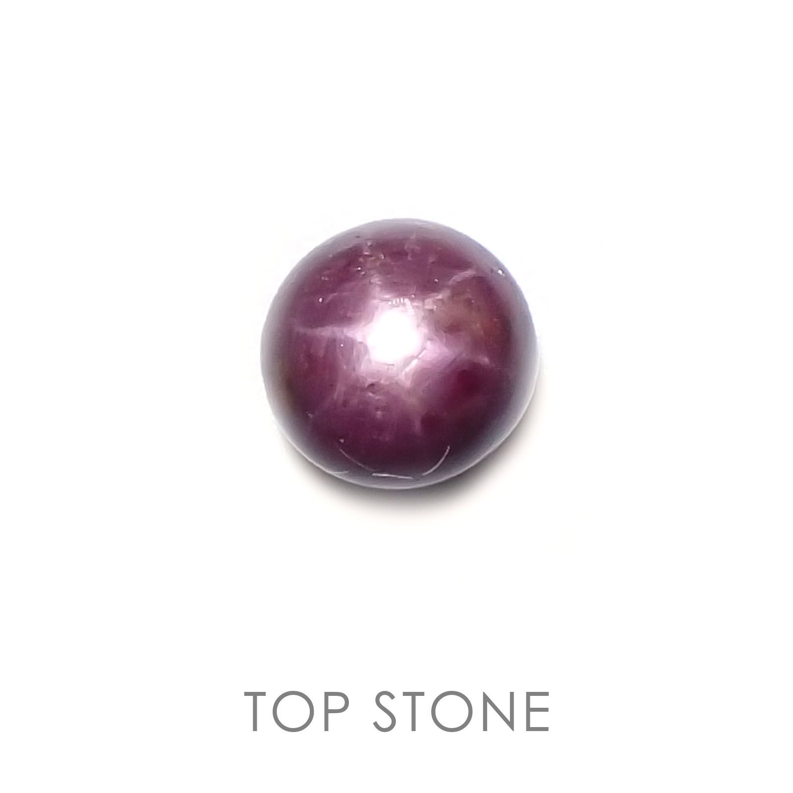 スタールビー インド産 ルース 1.83ct[20084896]6.9×5.9mm前後