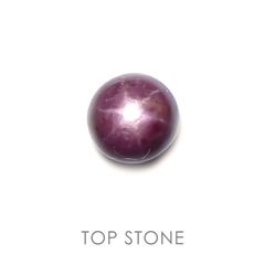 スタールビー インド産 ルース 1.83ct[20084896]6.9×5.9mm前後