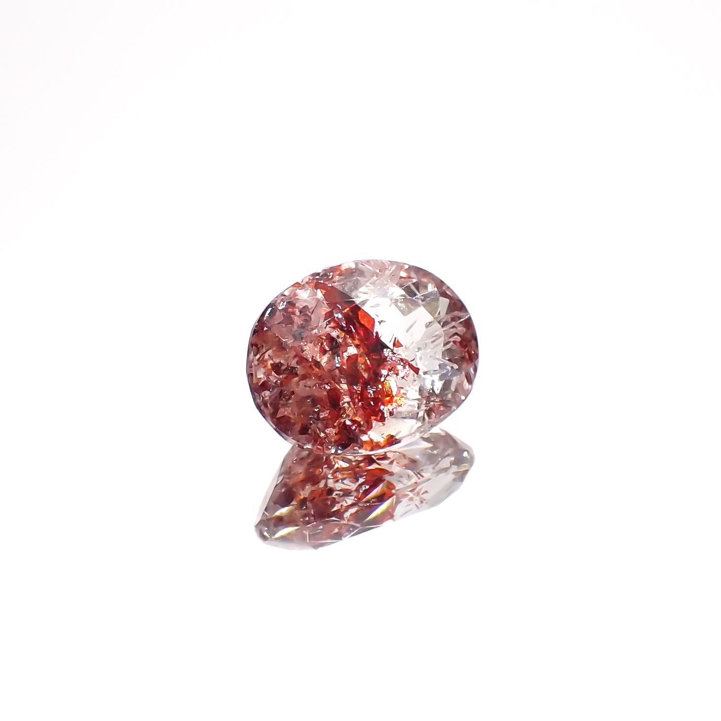 ファイヤークォーツ ナイジェリア産 1.72ct[230421747]9x7.1mm前後