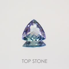 パーティーカラータンザナイト タンザニア産 ルース 0.61ct[210210053]6×6mm前後