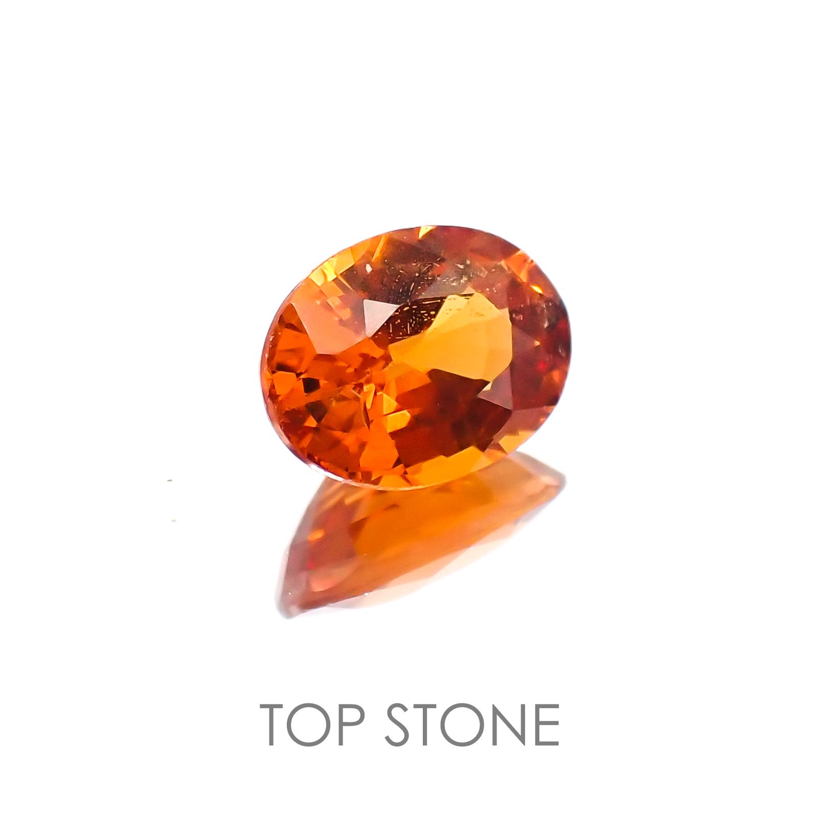 スペサルティンガーネット ナイジェリア産 ルース 1.13ct[20128094]7.1×5.4mm前後