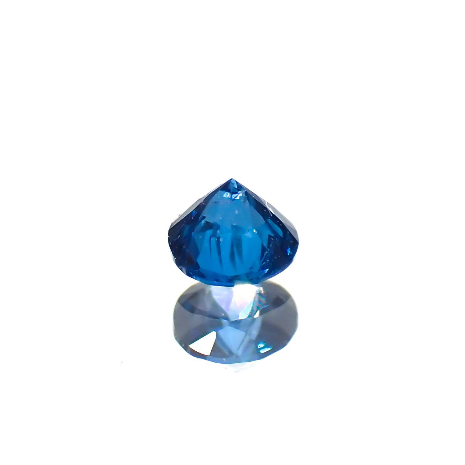 コバルトブルースピネル(宝石名ブルー・スピネル)タンザニア産 0.075ct ソ付(日独)[231225075]2.47x2.56mm前後