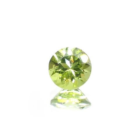ペリドット(宝石名ペリドット) パキスタン産 識別済 1.15ct / 6.4x6.4mm前後 [210813072]