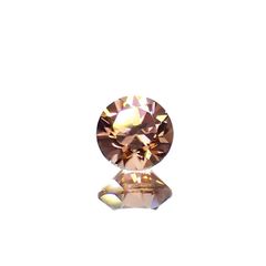オレンジジルコン(宝石名ジルコン)スリランカ/カンボジア産 0.43ct 識別済[230321001]4x4mm前後