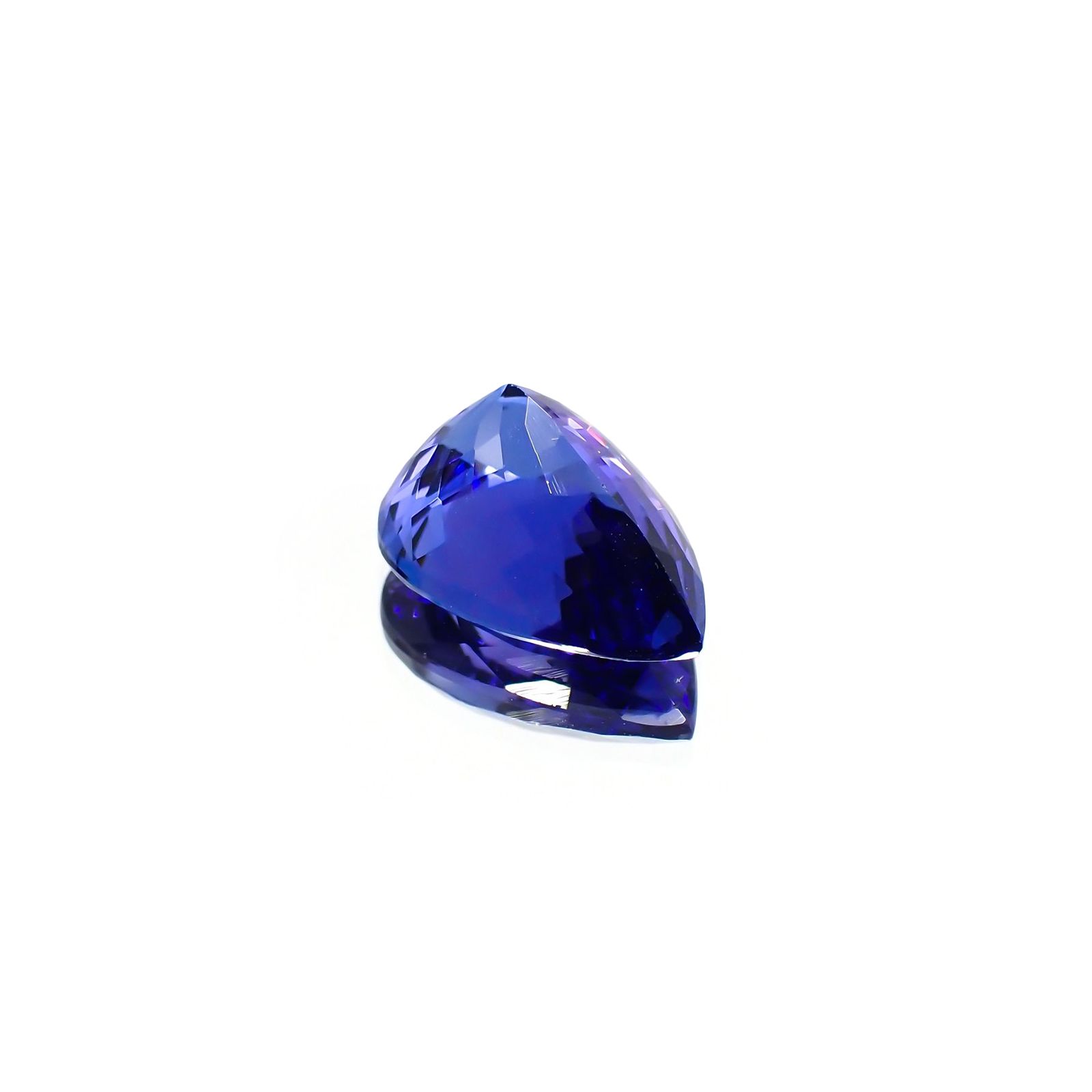 タンザナイト(宝石名タンザナイト) タンザニア産 ソ付(彩珠) 4.384ct / 12.1x9mm前後 [210310317]