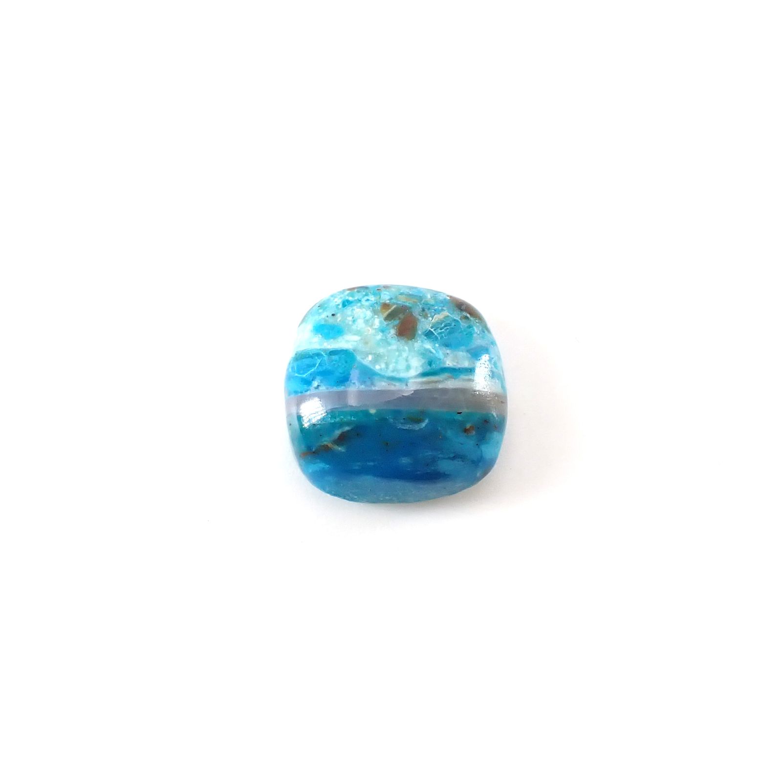 ブルーオパール ペルー産 4.41ct [250730731]11.4x11.2mm前後