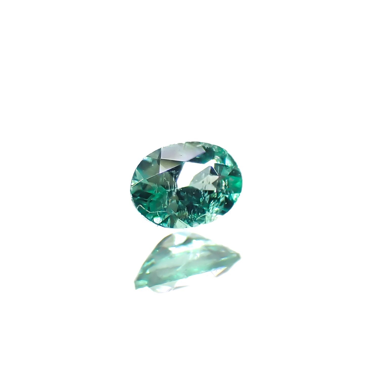 パライバトルマリン ブラジル・ムルング鉱山産 0.033ct[240928801]2.4x1.8mm前後