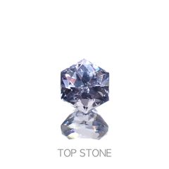 ◇ヘキサゴンカット◇ラベンダースピネル(宝石名スピネル)ビルマ/マダガスカル産 0.46ct 識別済[230220655]4x4mm前後