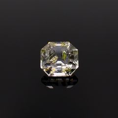 ◇オクタゴンカット◇オイルインクォーツ パキスタン産 0.51ct[230522092]5.1x4.7mm前後