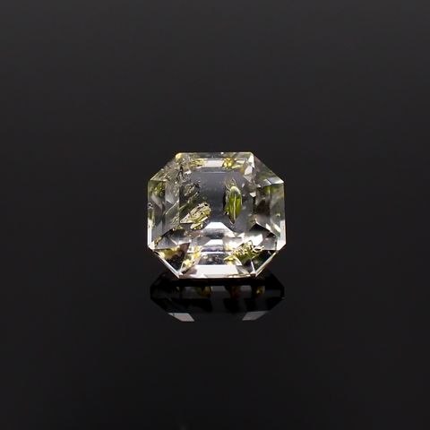 ◇オクタゴンカット◇オイルインクォーツ パキスタン産 0.51ct[230522092]5.1x4.7mm前後
