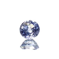 アイスブルーサファイア(宝石名サファイア)スリランカ/マダガスカル産 0.30ct 識別済[230119938]3.9x3.9mm前後