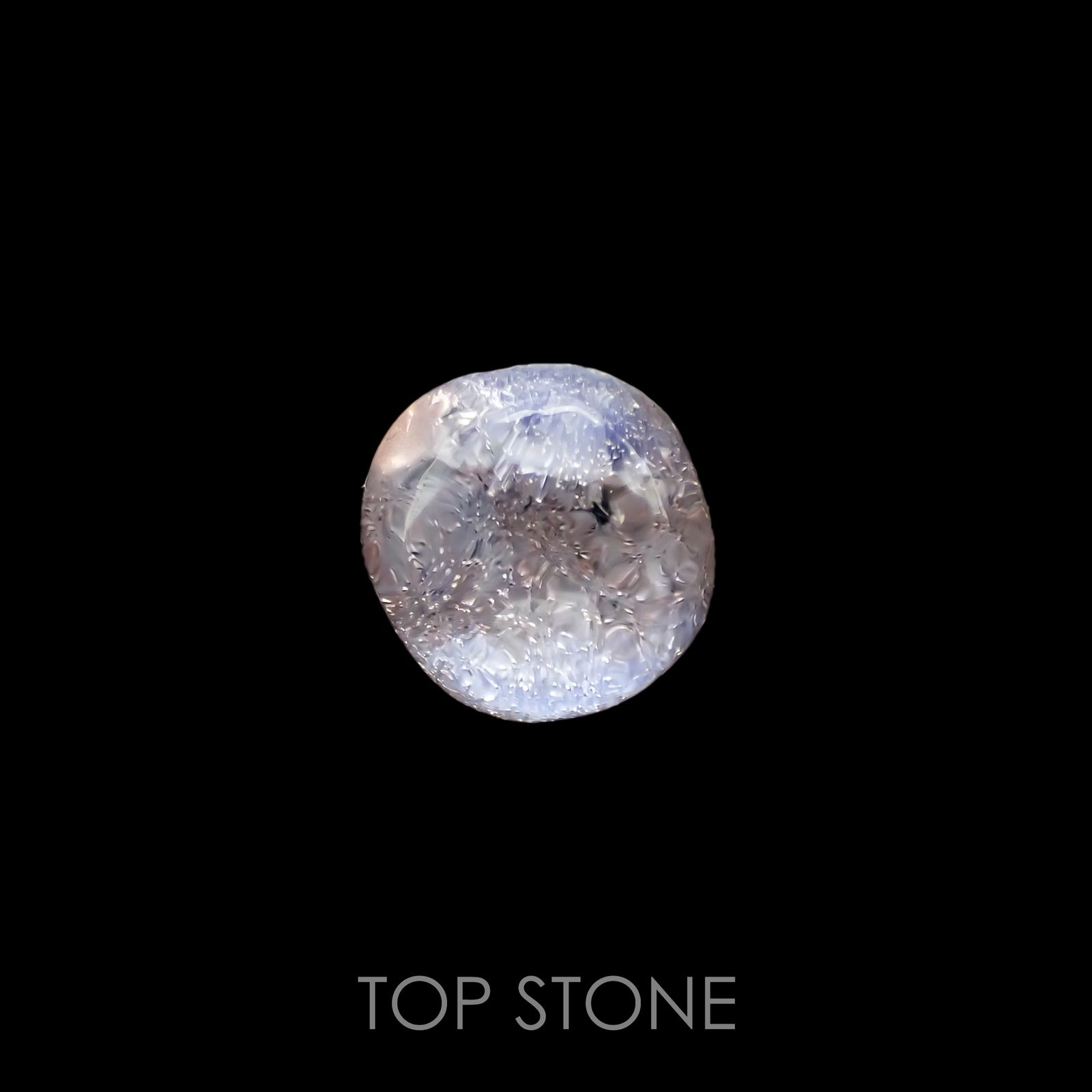 デュモルチェライトインクォーツ ブラジル産 ルース 1.94ct[210913185]7.7×7.2mm前後