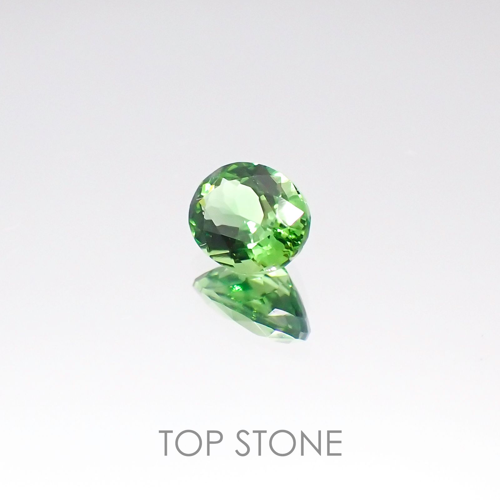 クロムトルマリン タンザニア産 ルース 0.36ct[20096218]5.2×4mm前後