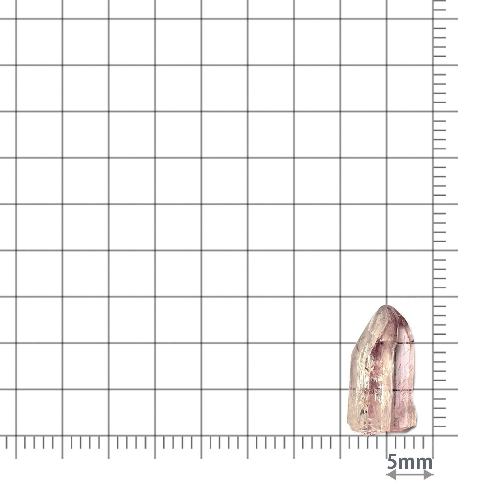 ピンクゾイサイト 非加熱 原石(宝石名ピンク・ゾイサイト)タンザニア産 識別済 3.54ct / 13.4x6.6mm前後 [231023846]