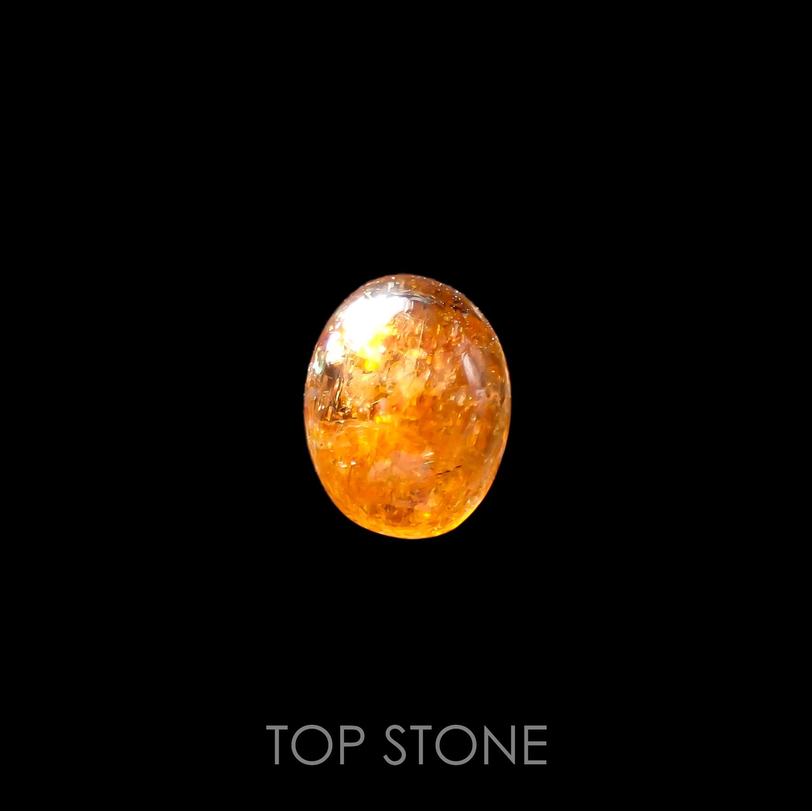 イリュージョンサンストーン(宝石名フェルドスパー) タンザニア産 2.41ct 識別済[211013339]9.1×7.2mm前後