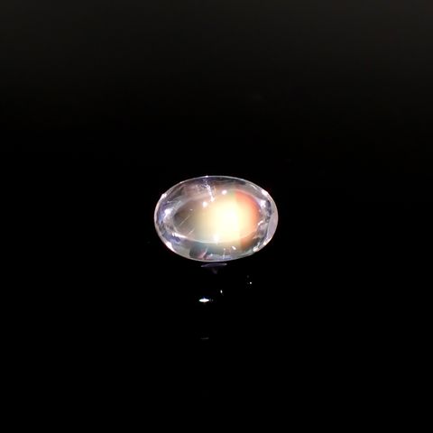 ◇バフカット◇レインボームーンストーン(宝石名ラブラドライト)マダガスカル産 1.924ct ソ付(彩珠)[240427208]9.1x6.5mm前後