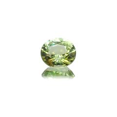 ミントトルマリン(宝石名グリーン・トルマリン) ルワンダ産 1.17ct 識別済[21029991]6.9×6.1mm前後