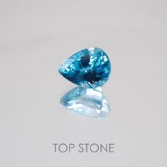 ブルージルコン カンボジア産 ルース 2.02ct[20063094]7.7×5.9mm前後