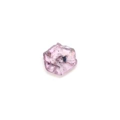 トラピッチェピンクサファイア 原石スライス パキスタン・カシミール地方産 0.73ct[240627856]7.3x6.3mm前後