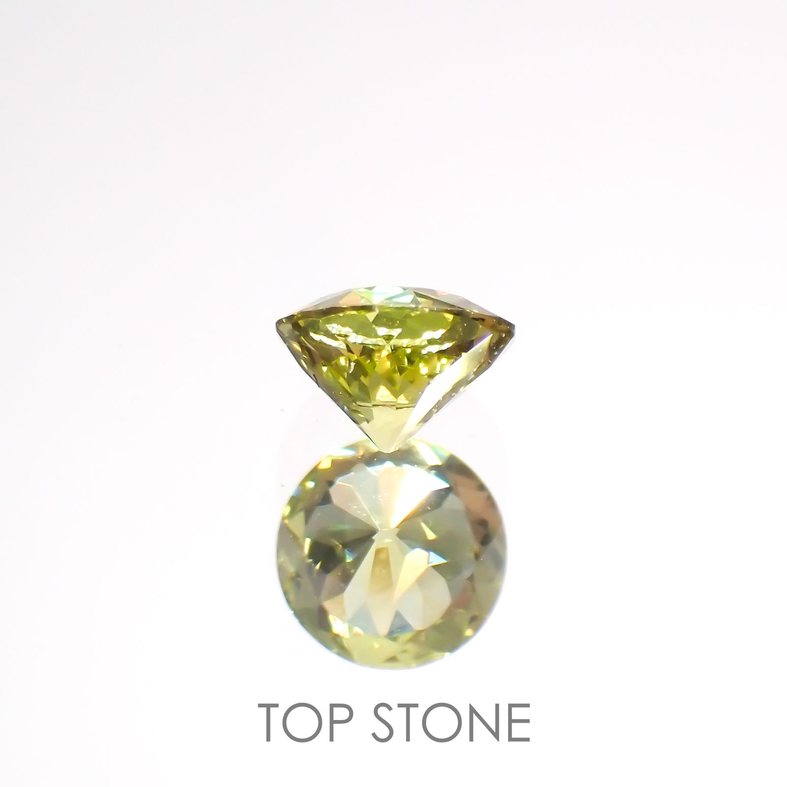 クリソベリル(宝石名クリソベリル)マダガスカル産 0.29ct 識別済[220114487]3.9x3.9mm前後
