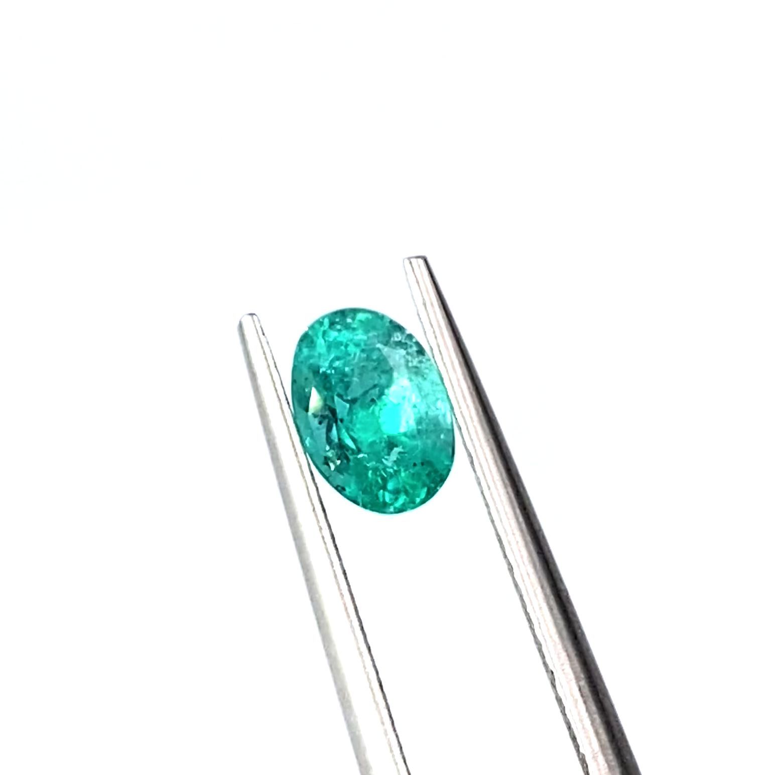 パライバトルマリン ブラジル産 0.72ct / 6.6x4.5mm前後 [221018792