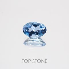 サンタマリアアクアマリン(宝石名アクアマリン) ブラジル産 0.41ct 識別済[20129115]6×4mm前後