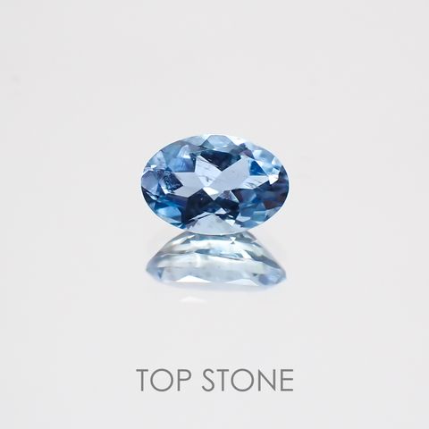 サンタマリアアクアマリン(宝石名アクアマリン) ブラジル産 0.41ct 識別済[20129115]6×4mm前後