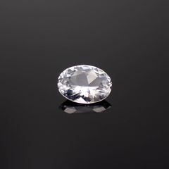 カラーレスユークレース(宝石名ユークレース)マダガスカル産 0.42ct 識別済[230722861]6.1x4.4mm前後