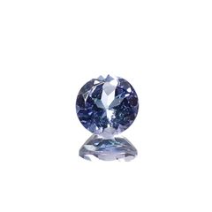 バイカラータンザナイト(宝石名ゾイサイト)タンザニア産 0.58ct 識別済[240828608]5.1x5.1mm前後