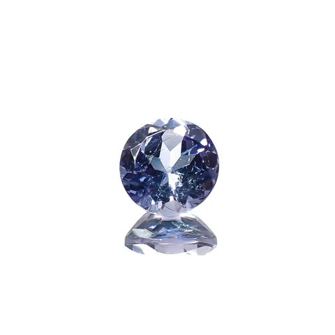 バイカラータンザナイト(宝石名ゾイサイト)タンザニア産 0.58ct 識別済[240828608]5.1x5.1mm前後