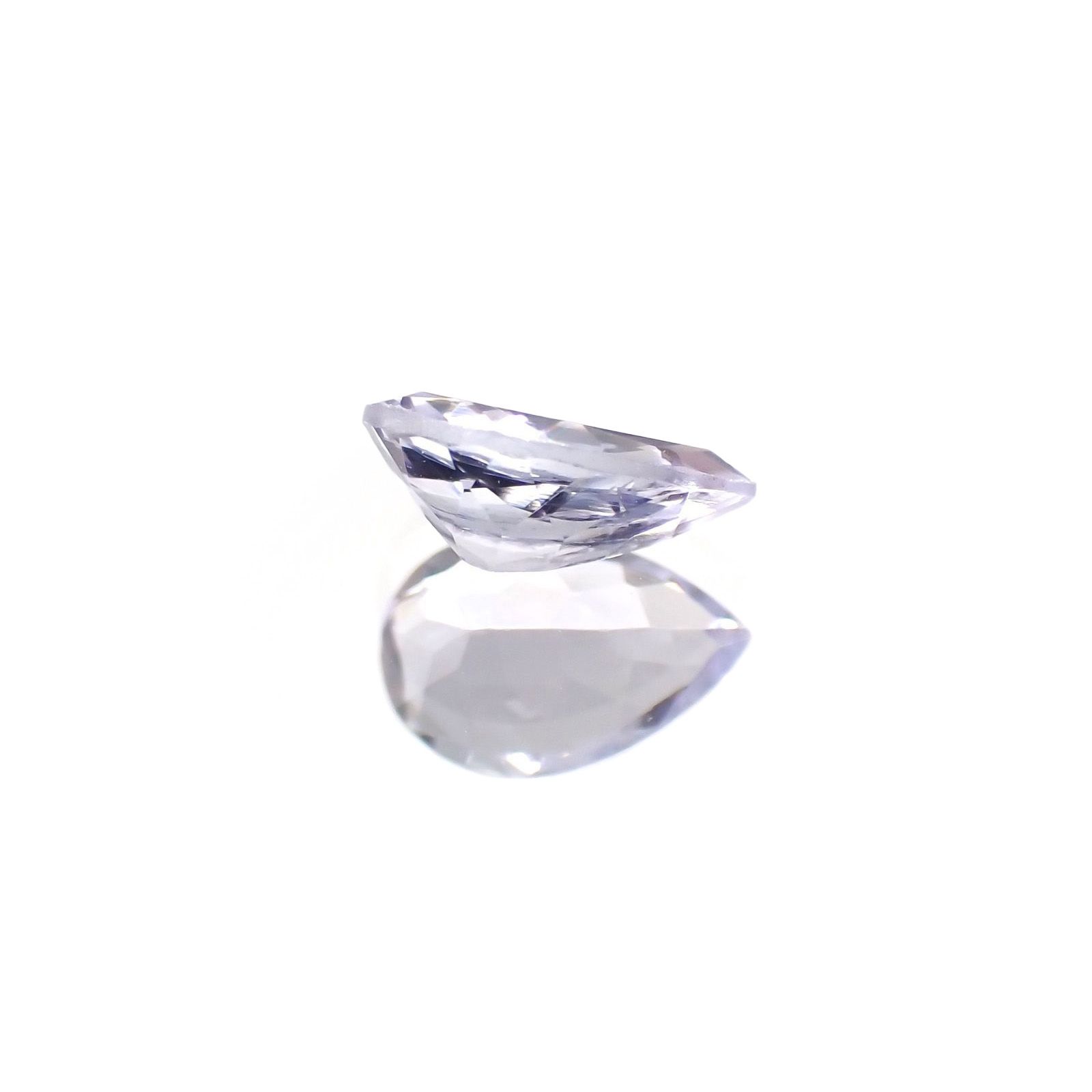 ラベンダーゾイサイト(宝石名ゾイサイト)タンザニア産 識別済 0.34ct / 5.9x3.8mm前後 [230622416]