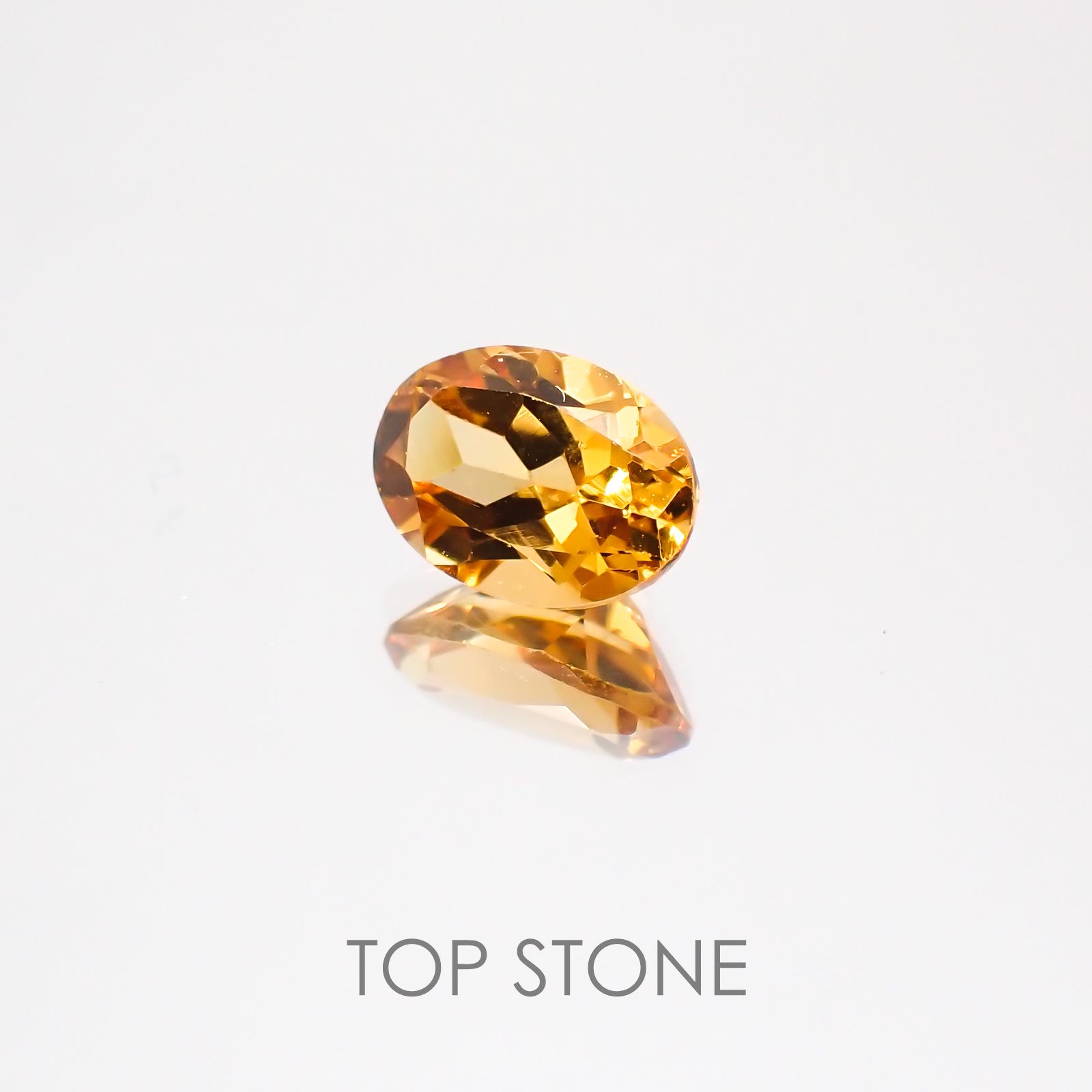 インペリアルガーネット(ヘソナイト) スリランカ産 ルース 0.98ct[20128779]7×4.9mm前後