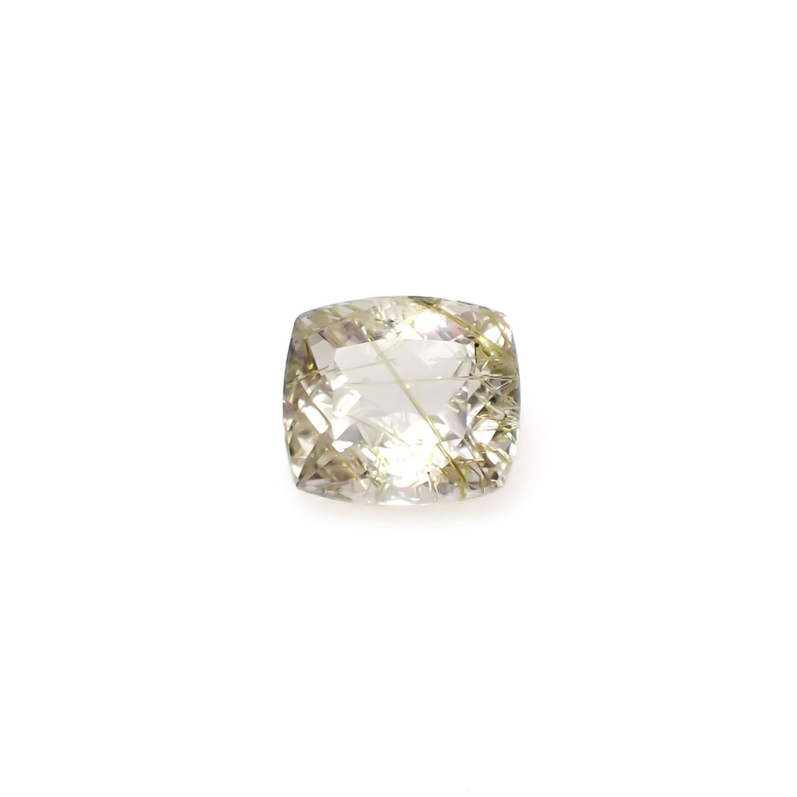 エピドートインクォーツ ブラジル産 6.11ct[240728464]12x10.7mm前後